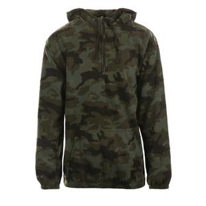 BurnsideÂ® 1/4 Zip Polar Fleece Pullover