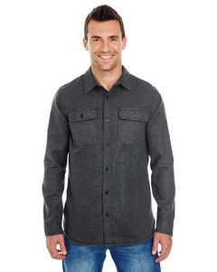 BurnsideÂ® Men's Solid Flannel Shirt