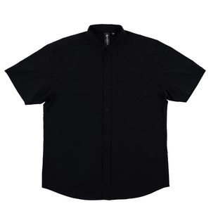 Burnside® Perforated Stretch Woven Button-Up