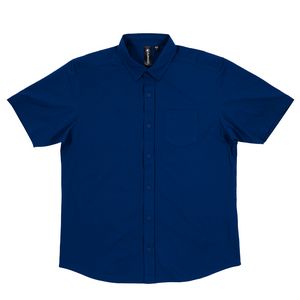 BurnsideÂ® Perforated Stretch Woven Button-Up