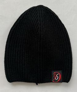 Cable Knitted Beanie Short Style (Single Layer) includes Woven Label