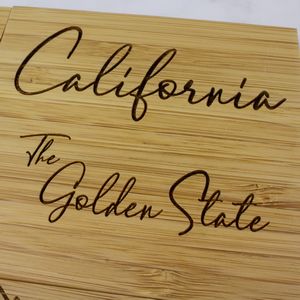 California Puzzle Coaster Set