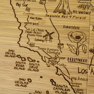 California Puzzle Coaster Set