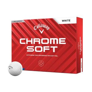 Callaway Chrome Soft Logo Golf Balls - 1 Dozen/1 Pole