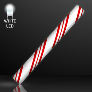 Candy Cane Light Up Foam Batons 16" Cheer Sticks - BLANK