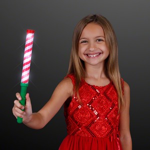 Candy Cane Lights Baton Stick - BLANK