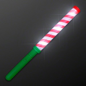 Candy Cane Lights Baton Stick - PRINTED