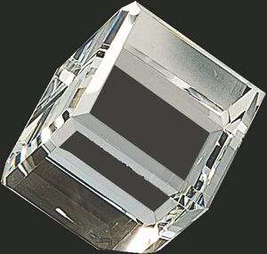 Capri Beveled Cube Award 3" Large