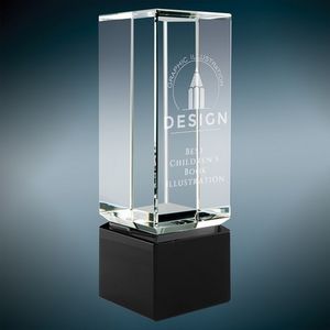 Capri Crystal Block Award