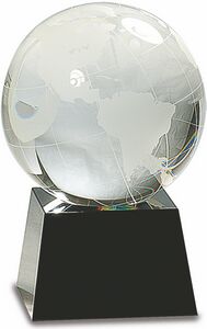Capri Global Crystal Award 3.25" Small
