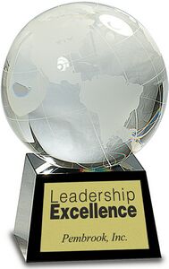 Capri Global Crystal Award 5.5" Large