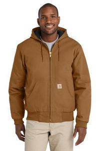 CarharttÂ® Quilted-Flanne-Lined Duck Active Jacket