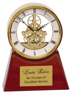 Carriage Executive Clock-Gold