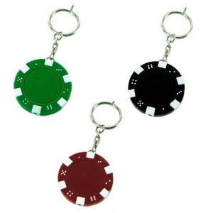 Casino Chip LED Keychain
