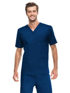 Cherokee - Workwear Core Stretch - Unisex Four-Pocket V-Neck Top