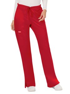 Cherokee - Workwear Revolution - Mid Rise Moderate Flare Drawstring Pant