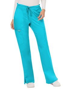 Cherokee - Workwear Revolution - Mid Rise Moderate Flare Drawstring Pant