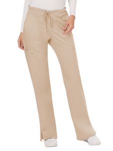 Cherokee - Workwear Revolution - Mid Rise Moderate Flare Drawstring Pant