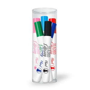 Chisel Tip Hand Lettering Markers- 6 Pack Tube Se