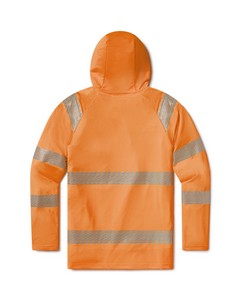 Class 3 UPF50 Orange Hooded T-Shirt