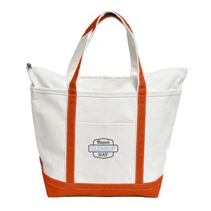 Classic Boat Bag with Embroidery