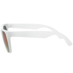 Classic Reflector Mirrored Sunglasses w/UV Protection