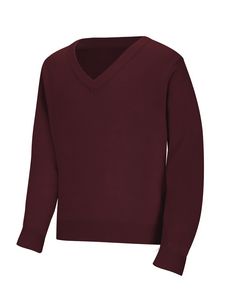 Classroom Uniforms - Youth Unisex Long Sleeve V-neck Sweater