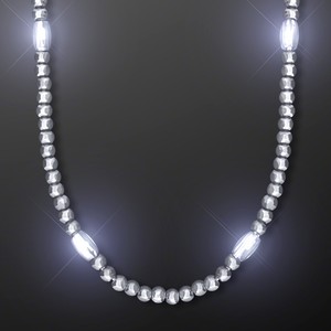 Classy White Light Up Beads