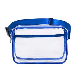 Clear PVC Belt Bag With 2 Pockets
