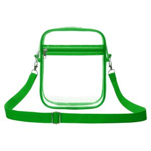 Clear PVC Crossbody Stadium Bag