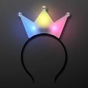 Color-Change Crown LED Tiara Headband - PRINTED