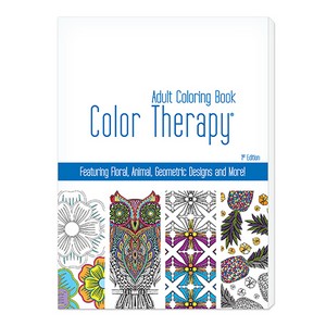 Color TherapyÂ® 24 Page Adult Coloring Book