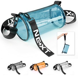 Colorful PVC Travel Security Crossbody Cylindrical Bag