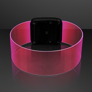 Cosmic Pink LED Magnetic Clasp Bracelets - PRINTED