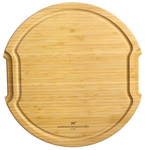 Covered Round Bamboo Charcuterie Board