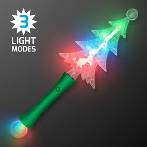Crystal Christmas Tree Light Wand 13.5" - PRINTED