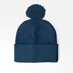 Cuffed Pom Beanie with Tag