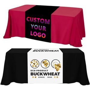 Custom 30" Wide Dye Sublimated Satin Table Runner