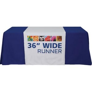 Custom 36" Wide Dye Sublimated Satin Table Runner