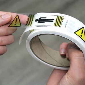 Custom Clear Roll Labels (2"x2")