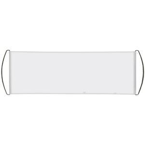 Custom Double-Sided Printed Polyethylene Scroll Banner (9.5" x 27.5")