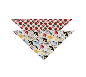 Custom Full Color Polyester Sublimation Small Pet Bandanna