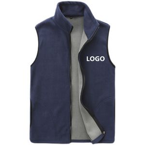 Custom Full Zip Polar Fleece Vest