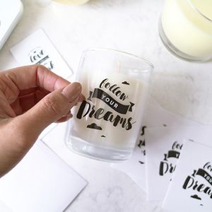 Custom Kiss-Cut Clear Vinyl Stickers (3"x3")