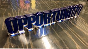 Custom Laser Cut Acrylic Letter Awards And Signs