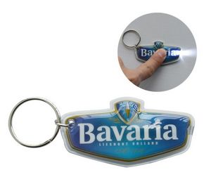 Custom Logo PVC LED Keychain