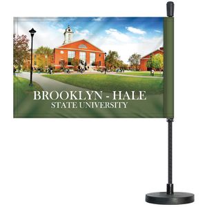 Custom Magnetic Car Flag Kit - Double Sided