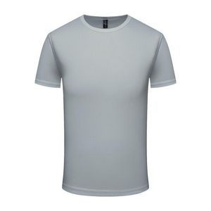Custom Short Sleeve Crew Neck Polyester T-Shirt