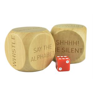 Custom Size 50 mm Wood Dice