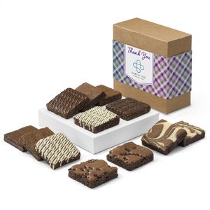 Custom Thank You Brownie Dozen